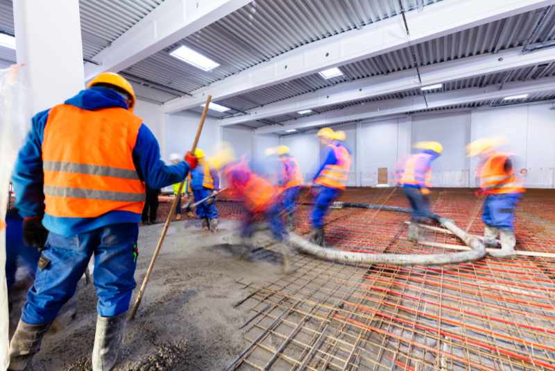 Concrete Floor install